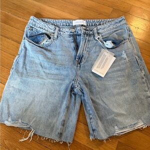 Dear John Light Blue Jean Shorts